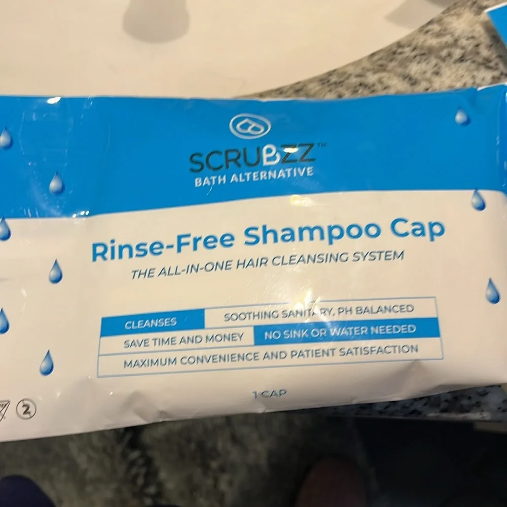 Shampoo Caps pack of 6. used for handicapped or elderly patients .